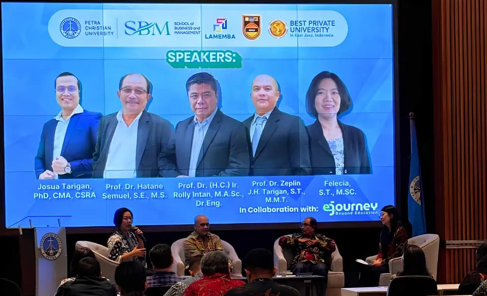 Peluncuran Magister Manajemen PJJ Berbasis AI UK Petra bersama eJourney