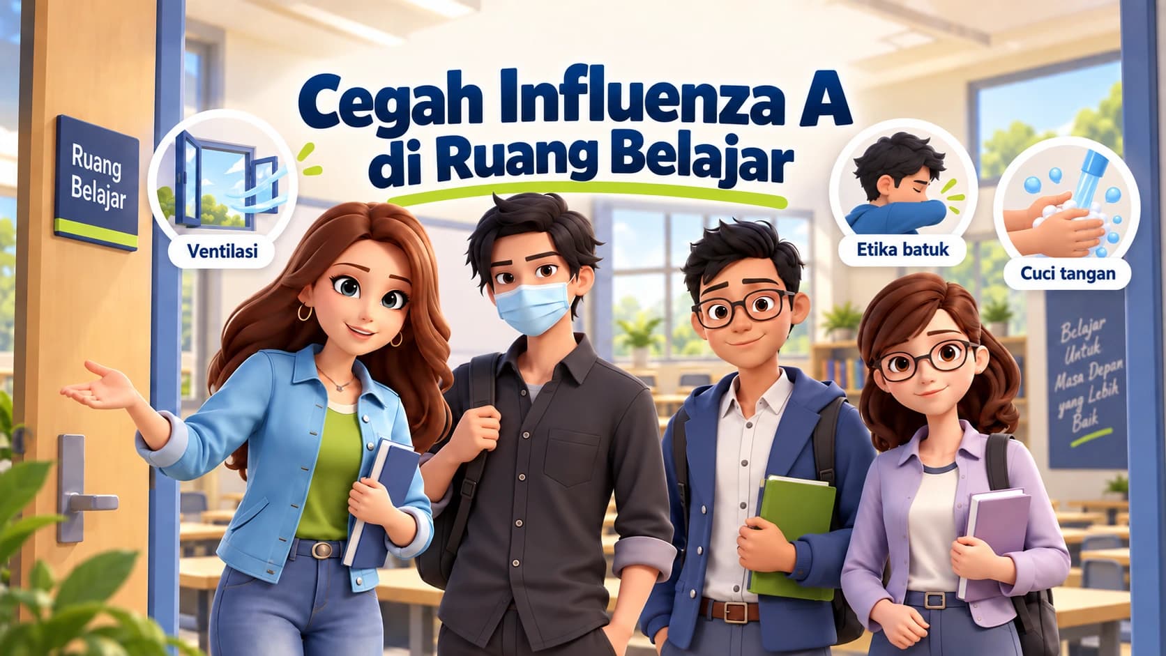 Influenza A: Gejala dan Pencegahan di Sekolah & Kampus