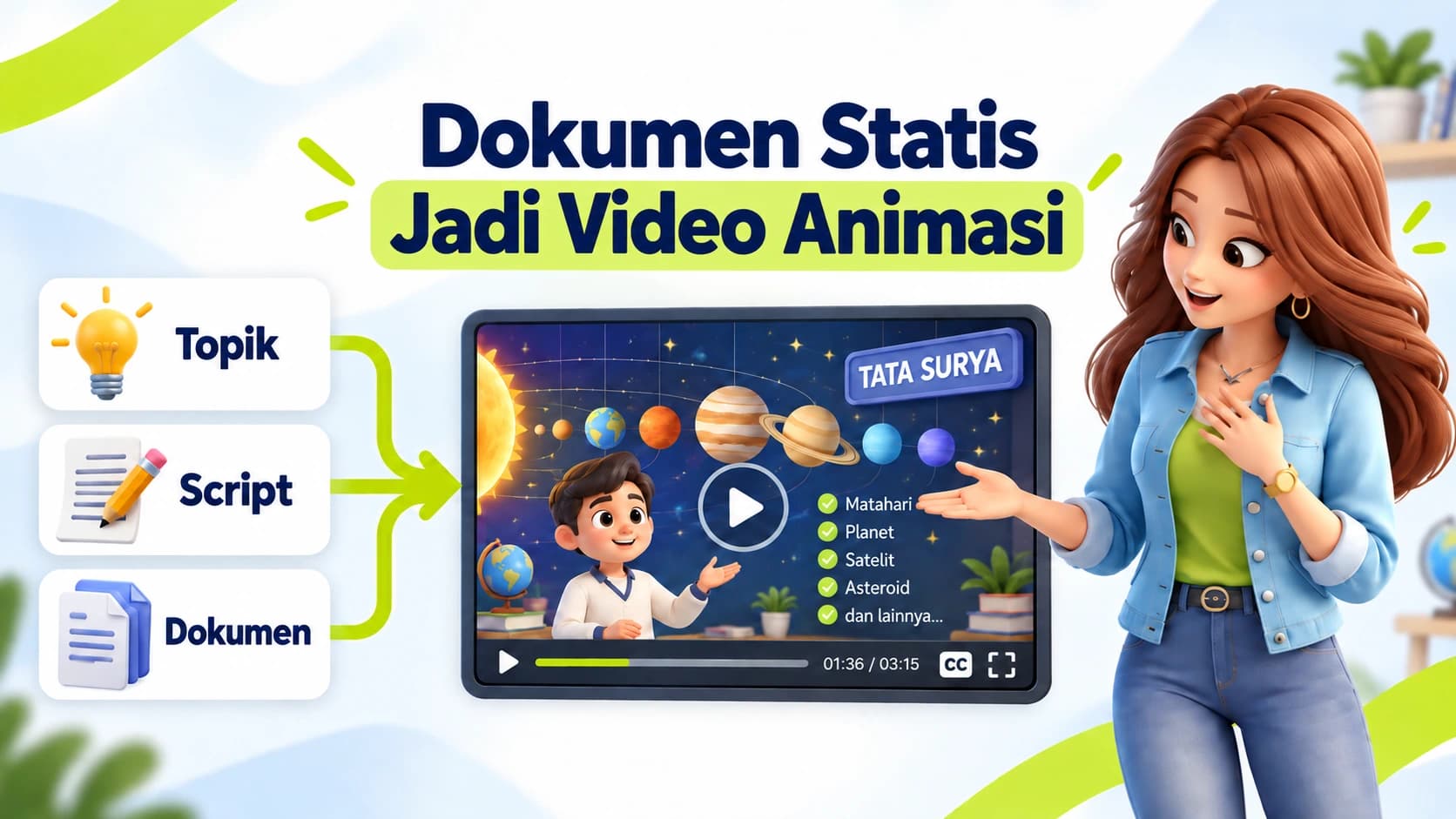 StoryJourney: AI Text-to-Video untuk Bite Size Learning